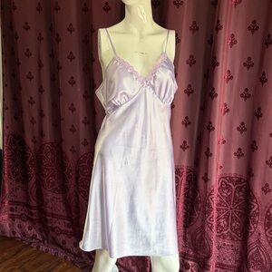 3/$20 Adonna Lavender Satin Slip Dress Size Large